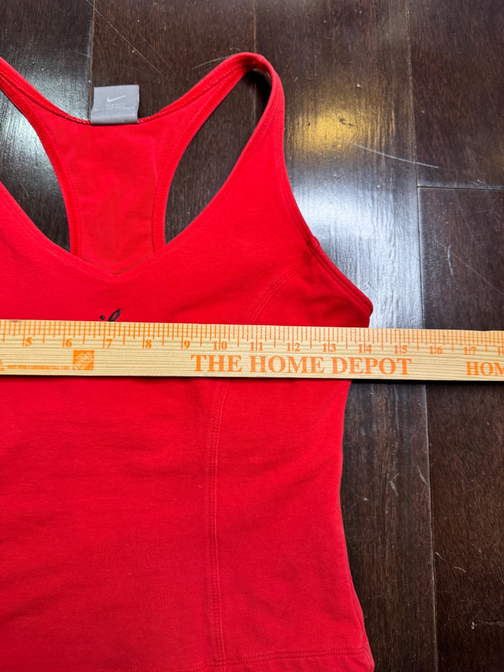 Y2K Nike Red Racerback Athletic Tank Top Size Medium - Picture 3 of 5